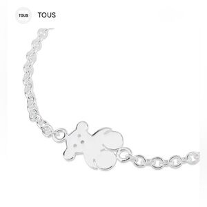 Tous bear silver bracelet